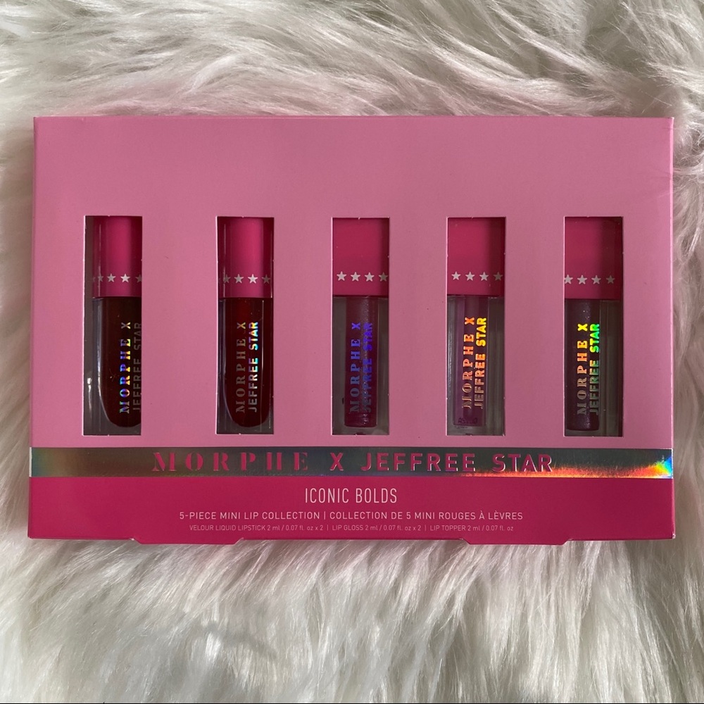 Jeffree star x Morphe Iconic Bolds Lipsticks